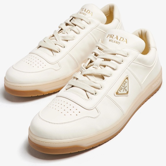 Prada downtown leather sneakers AUTHENTIC - Picture 1 of 14